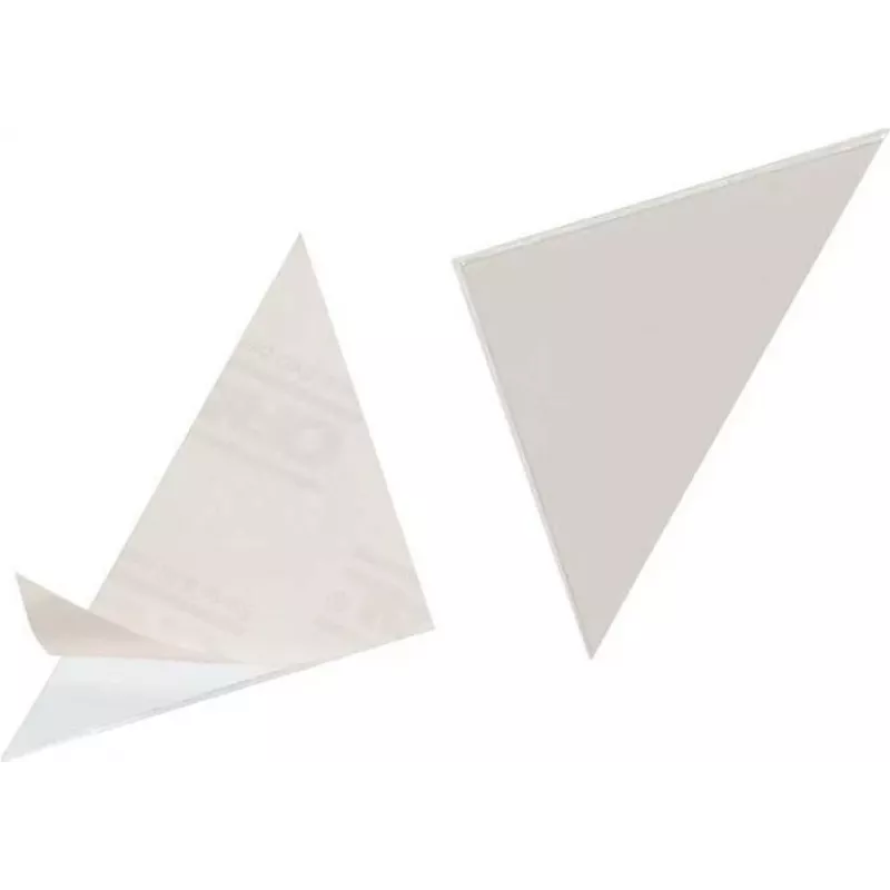 DURABLE CORNERFIX® Selbstklebende Dreieckstaschen 75x75 mm, Transparent, 100 Stück 828119