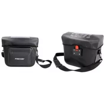 FISCHER FAHRRAD PLUS Terra Lenkertasche Schwarz (50651)