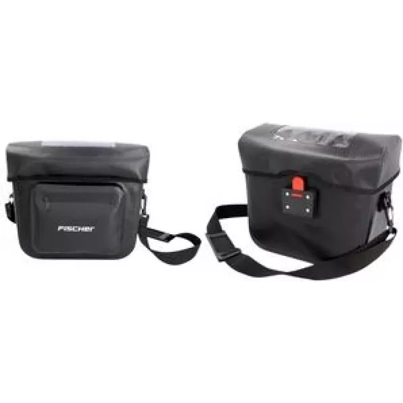FISCHER FAHRRAD PLUS Terra Lenkertasche Schwarz (50651)
