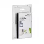 DURABLE Namensschildhalter 90x54 mm mit Kombi-Clip, Transparent, 5 Stück (861019)