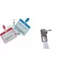 DURABLE Namensschildhalter mit Clip, 60 x 90 mm, Transparent, 25er-Pack 810619