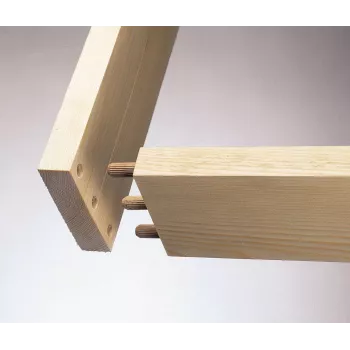 KWB 028180 Holzdübel 8 x 40 mm, 40 Stück, Buche