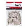 KWB 028180 Holzdübel 8 x 40 mm, 40 Stück, Buche