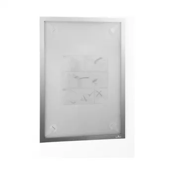 DURABLE DURAFRAME® WALLPAPER A3 Silber selbstklebender Informationsrahmen 484423