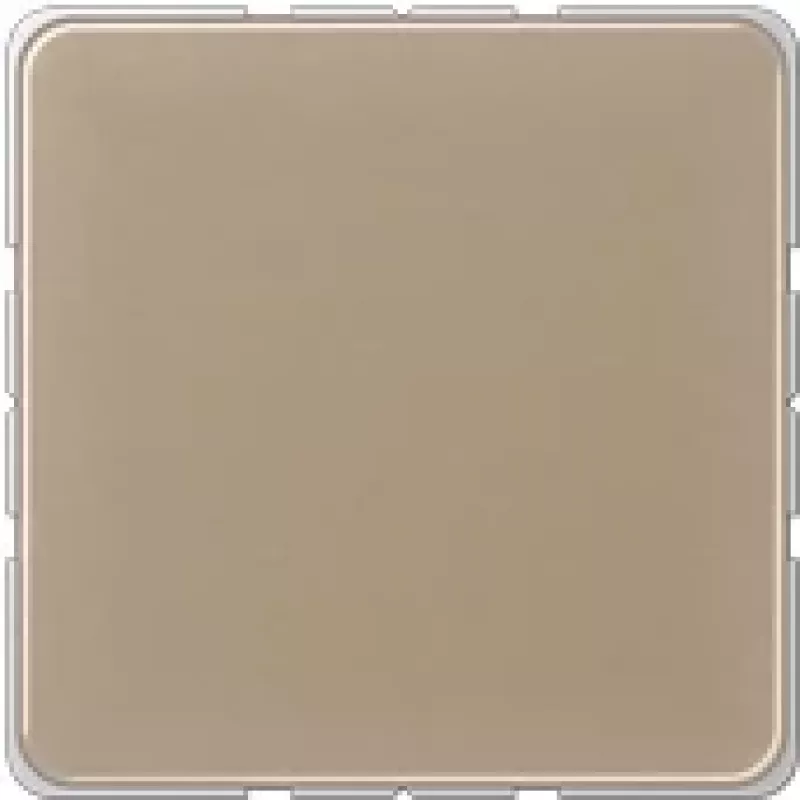 JUNG CD 594-0 GB Blind-Abdeckung (gerastet), Aluminium eloxiert, Serie CD, gold-bronze