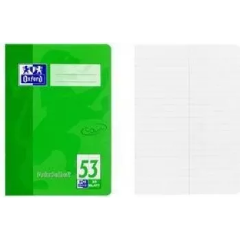 Oxford TOUCH Vokabelheft A5, 2 Spalten, Grüne Lineatur 53, 32 Blatt, 90 g/m² Optik Paper, geheftet 400115095