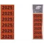 ELBA 2025 rote selbstklebende Indexetiketten 57 x 25 mm (120 Etiketten) für Ordner