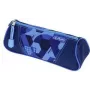 Herlitz Schlampermäppchen Dreieckig Blau Goal Polyester, 1 Reißverschlussfach 400205920