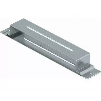 OBO Bettermann VL 35038E Verbindungsplatte für Kabelrinnen, 35 mm Seitenhöhe, Stahl, bandverzinkt 7400974