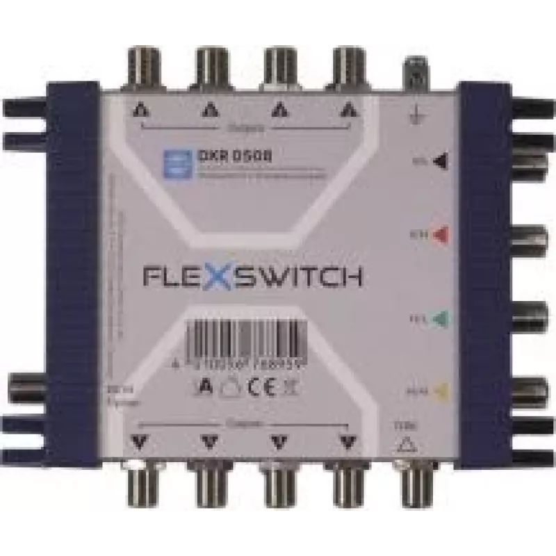 WISI FLEXSWITCH DXR0508 Multiswitch 5 in 8 empfängergespeist passiv kaskadierbar