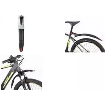 FISCHER Fahrrad-Schutzblech-Set 26-29 Zoll Kunststoff Schnellverschluss Schwarz 85968