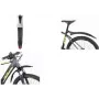 FISCHER Fahrrad-Schutzblech-Set 26-29 Zoll Kunststoff Schnellverschluss Schwarz 85968