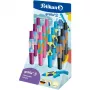 Pelikan griffix Tintenroller, Thekendisplay, Ergonomische Griffzone, für Rechtshänder, Königsblau (605366)
