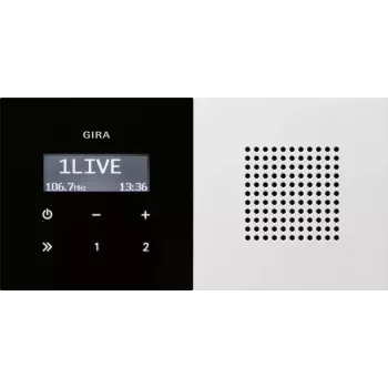 Gira 2280 112 Persönliche analoge Wohnungsstation Schwarz
