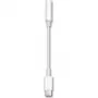 2GO 797008 USB-C auf 3,5 mm Audio-Adapterkabel, 0,1 m, Weiß