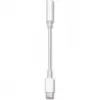 2GO 797008 USB-C auf 3,5 mm Audio-Adapterkabel, 0,1 m, Weiß
