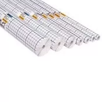 HERMA Selbstklebende Folie Glänzend 40 cm Breite - 1m Länge (7001)