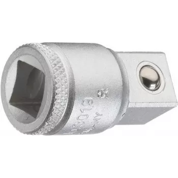 Gedore 3019 Steckschlüssel-Adapter 1/2 inch Innenvierkant auf 3/4 inch Außenvierkant, 44 mm, Chrom-Vanadium-Stahl 6236010