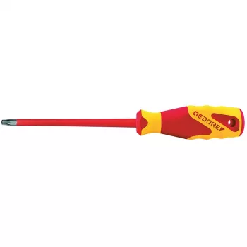 GEDORE VDE 2163 TX T10 Isolierter Torx-Schraubendreher, 60 mm Klinge 2824612