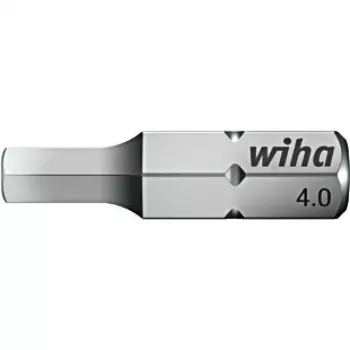 Wiha 7013Z Inbus-Bit 8,0 mm x 25 mm, 1/4 Zoll Antrieb, Chrom-Vanadium-Stahl 7013Z/SW8.0-25