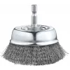 kwb Drahtbürste Topf 75 mm, 0,2 mm gewellter Stahl, 6 mm Schaft für Metall und Stein 606310