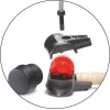 Wiha 26582 Sicherheits-Soft-Face-Hammer, schwarz/weiße Bahnen, 3000 g, Hickory-Stiel