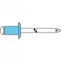GESIPA Blindniete Edelstahl 4 x 14 mm Domkopf, 500 Stück 6330533 LEGIERUNGSZUSCHL