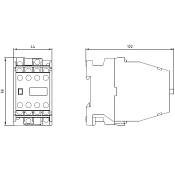 SIEMENS Hilfsschütz 62E 6NO+2NC AC230V 3TH4262-0A (3TH42620AP0)