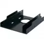 RENKFORCE HDA-252P 3,5 inch auf 2x 2,5 inch HDD/SSD Einbaurahmen, Metall, Schwarz