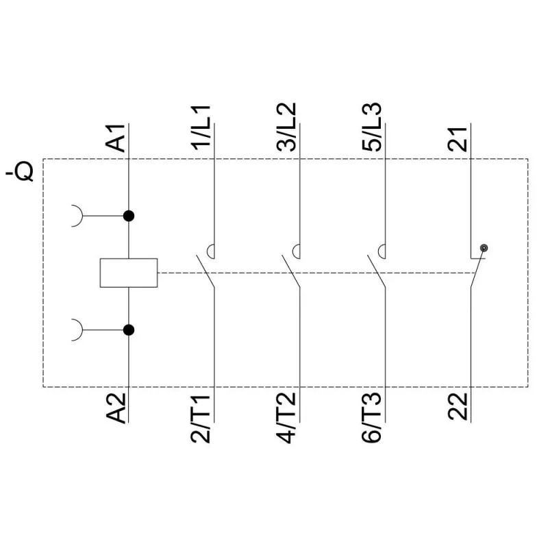 Siemens SIRIUS 3RT2 Leistungsschütz 3RT2018-2AP02, 3-polig, 18 A, 24 V AC Spule, Schraubklemmen