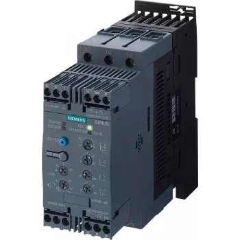 SIEMENS SIRIUS 3RW4038-1 Sanftstarter, 37 kW, 72 A, 200-460 V AC, 24 V AC/DC Steuerung, Schraubklemmen 3RW40381BB04