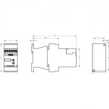 Siemens SIRIUS 3RW3017-1BB04 Sanftstarter, S00, 17 A, 200-480 V AC, 24 V AC/DC Steuerung