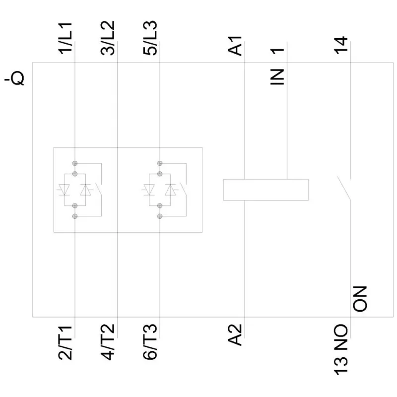 Siemens SIRIUS 3RW3017-1BB04 Sanftstarter, S00, 17 A, 200-480 V AC, 24 V AC/DC Steuerung