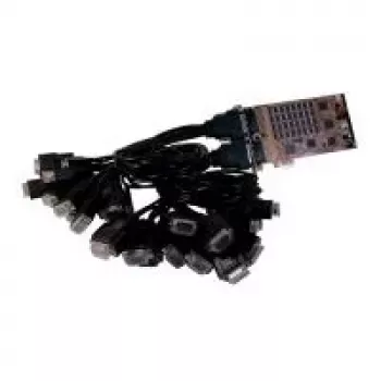 EXSYS EX-44032 PCIe 32-Port RS-232 Serielle Karte mit Octopus-Kabeln