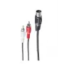 Shiverpeaks BASIC-S DIN 5-Pin Stecker auf 2 RCA Stecker Audiokabel, 1,5 m, Schwarz BS10312