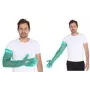 HYGOSTAR SOFTLINE LONG PLUS LDPE Einweghandschuhe, Grün, Einheitsgröße, elastische Manschette am Oberarm, glatt & weich, 1 Stück 2621
