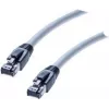 shiverpeaks BASIC-S Patchkabel, Cat.8, S/FTP, 15,0 m, Grau, RJ45 auf RJ45, TIA/EIA 568B BS08-400813
