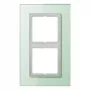 JUNG LSP 982 GLAS Glasrahmen 2-fach, LS PLUS, 115 x 186 x 11 mm