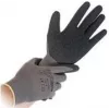 HYGOSTAR Skill Arbeitshandschuhe Grau/Schwarz Größe S Nylon-Feinstrick Polymerbeschichtet 1/4-Tauchung 12er-Pack 33986