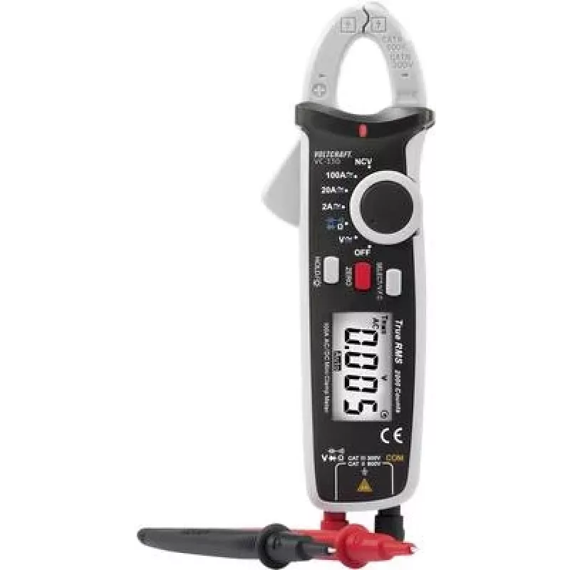 VOLTCRAFT VC-330 Digitales Zangenmessgerät CAT II 600 V, CAT III 300 V, 2000 Counts