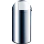 Helit H2401700 Abfallbehälter 30L, Edelstahl