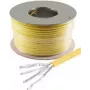 SHIVERPEAKS 75500-A+-100SSP Cat.7a S/FTP Installationskabel, 100 m, Gelb