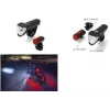 FISCHER Fahrrad LED-Beleuchtungsset TWIN, 50/25/15 Lux Frontlicht, USB-aufladbar, StVZO-zugelassen 50428