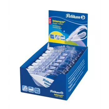 Pelikan blanco Maxi Korrekturroller, 4,2 mm x 10 m, lösungsmittelfrei, Weiß 340315