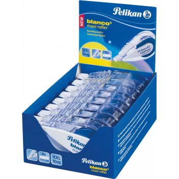 Pelikan blanco Maxi Korrekturroller, 4,2 mm x 10 m, lösungsmittelfrei, Weiß 340315