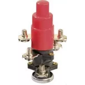 AS Schwabe 10960ET Thermoschutzschalter, 230 V, 16 A, IP54, manuelle Rückstellung, CEE-Stecker/Kupplung