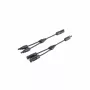 SHIVERPEAKS PV4 T-Adapter-Kabelset, 2-zu-1, 4 mm², Schwarz, 30 cm BS02-21032
