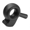 HELIT the bagel Handlicher Verpackungsbandabroller, Recyclingkunststoff, Schwarz, für 50 mm Band, 76 mm Kern H6380095
