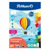 Pelikan Farbiger Tonkarton-Block DIN A5, 40 Blatt, 120 g/m², 21 Farben, oben geleimt 300002259