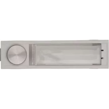 RITTO 1229922 Edelstahl Klingeltaster-Einsatz mit Namensschild für Portier-Serie